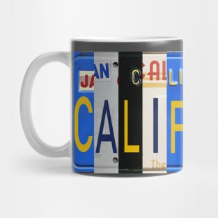 California License Plates Mug